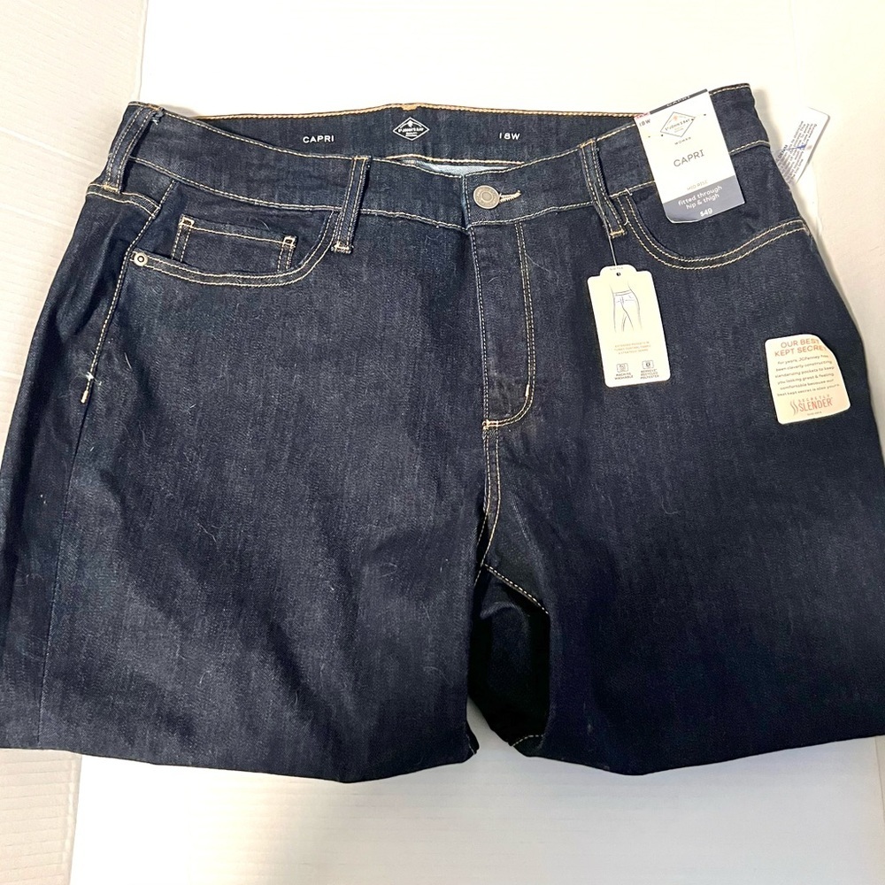 St. John's Bay Indigo Denim Capri